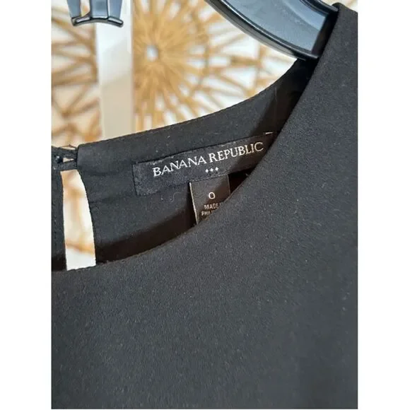 Women's Banana Republic Black Jumpsuit Size 0 - Picture 3 of 5